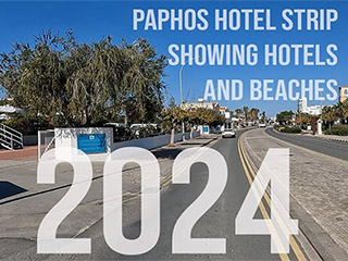 Paphos Hotel Strip in 2024